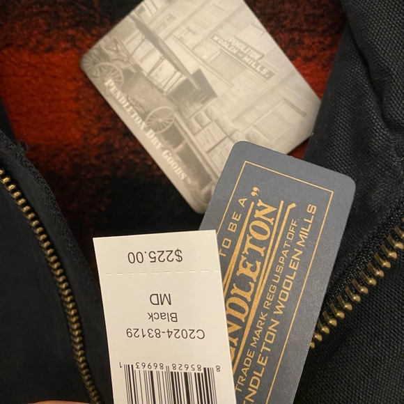 Pendleton Cotton Insulated Fleece lined jacket, Medium, NWT - Picture 4 of 4